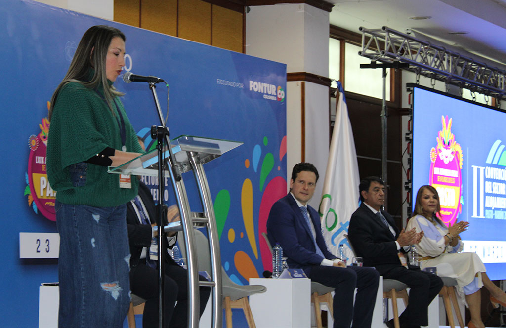 Gobernadora (E) de Nariño en la II Convención de Alojamiento de Cotelco