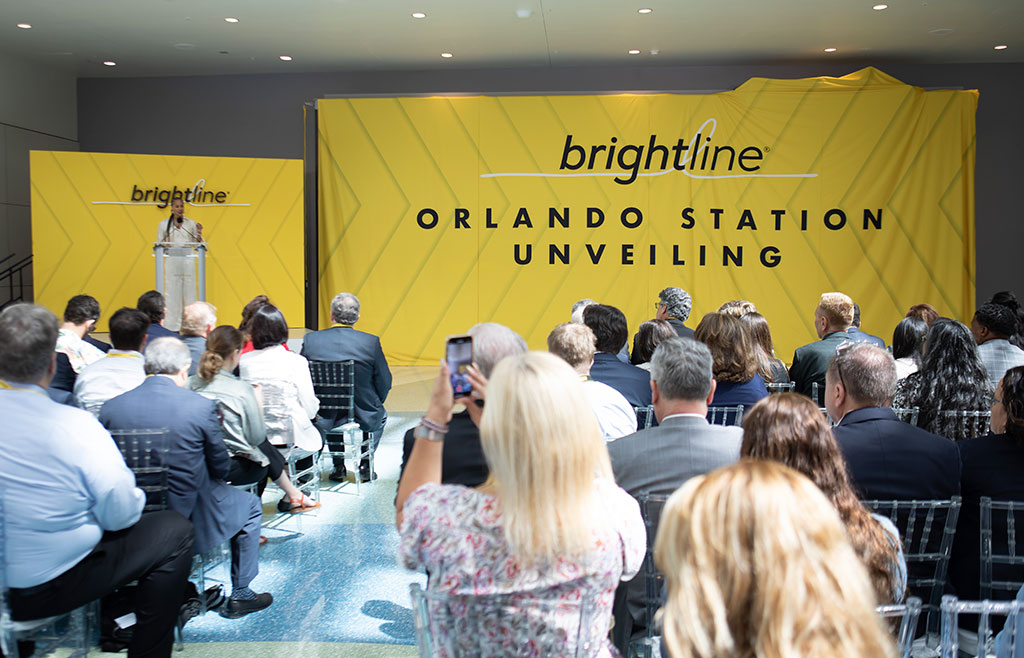 Presentación de la estación Brightline Orlando
