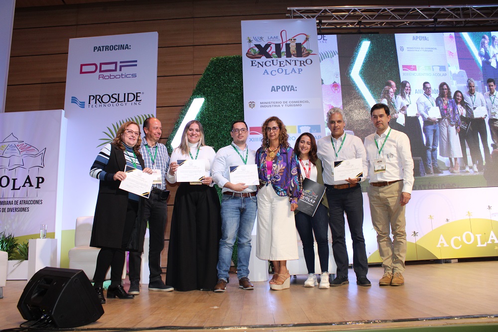 En el Encuentro se premiaron se reconocieron a cinco empresas afiliadas con el programa “Parques seguros Acolap”.