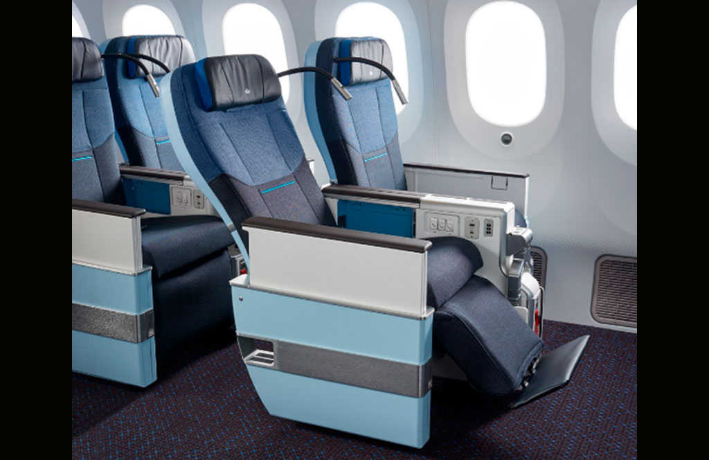 Asientos de la clase Premium Comfort de KLM - Colombia