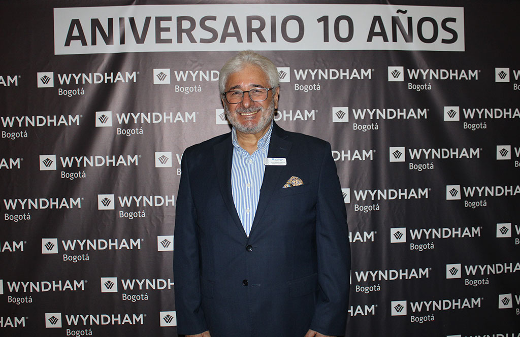 Guillermo Galvis, gerente del Wyndham Bogotá. 
