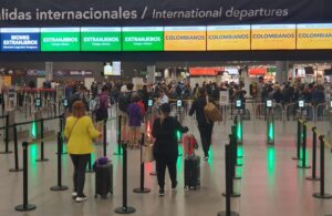 Llegadas de extranjeros a Colombia