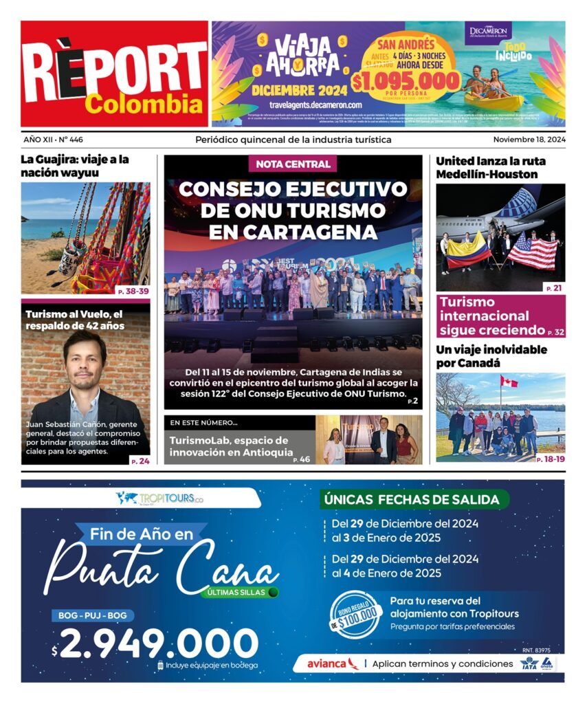 Report Colombia 446 Noticias de Turismo