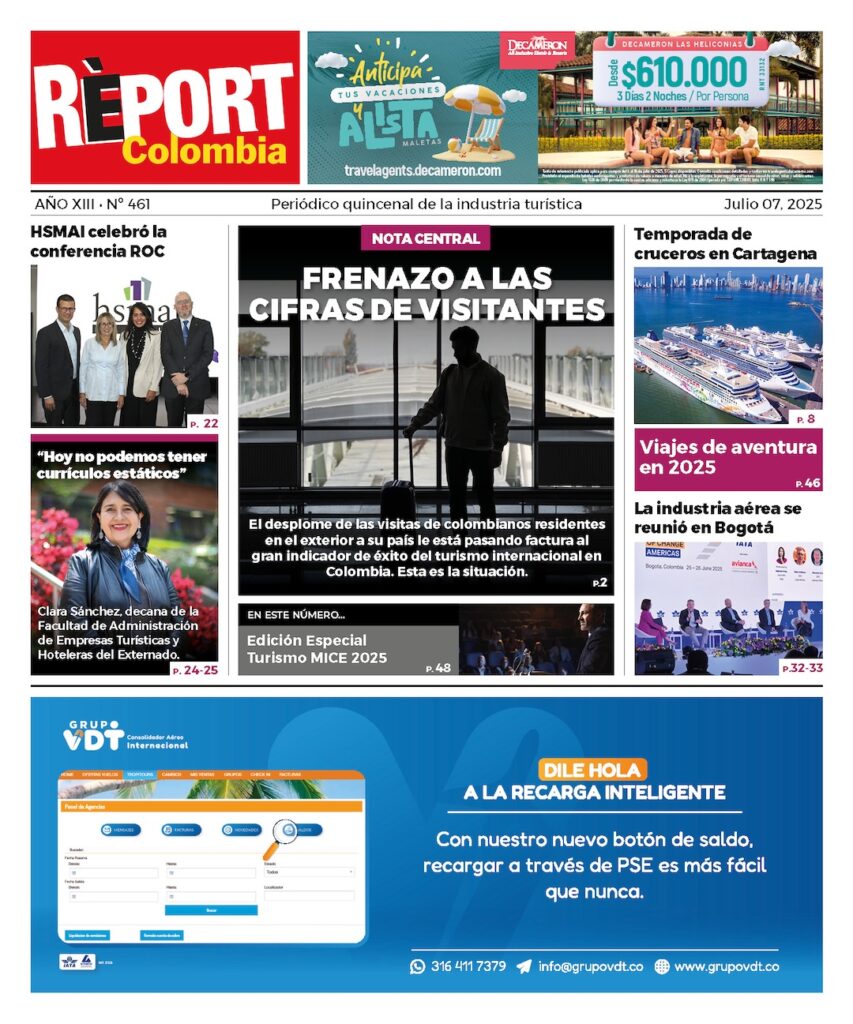 Report Colombia 461 noticias turismo