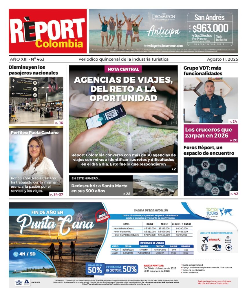 Report Colombia 463 Turismo noticias