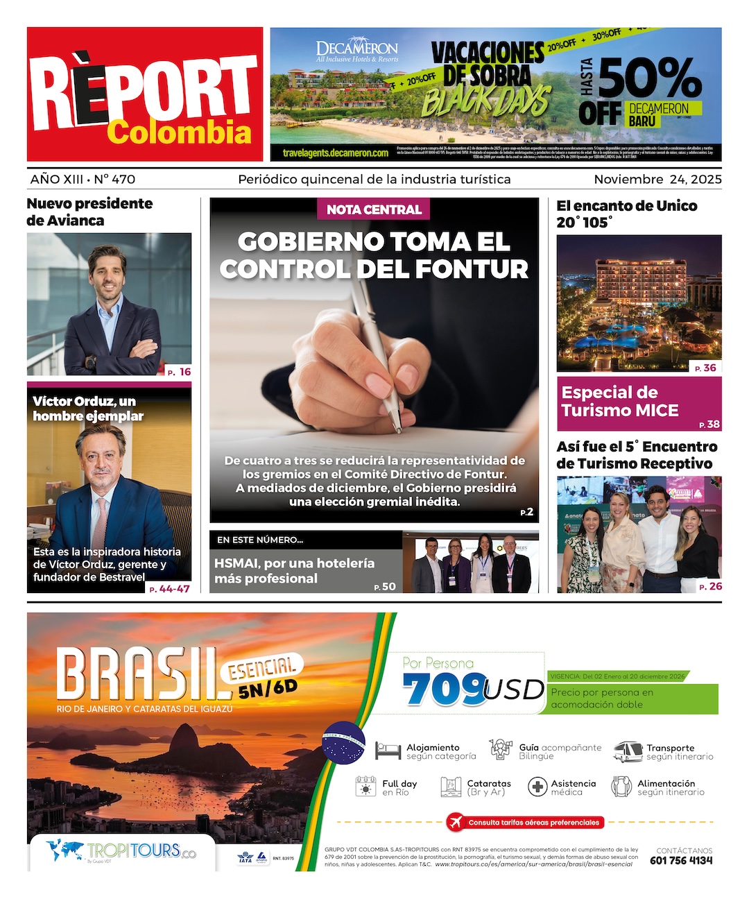 Report Colombia 470 Turismo Noticias