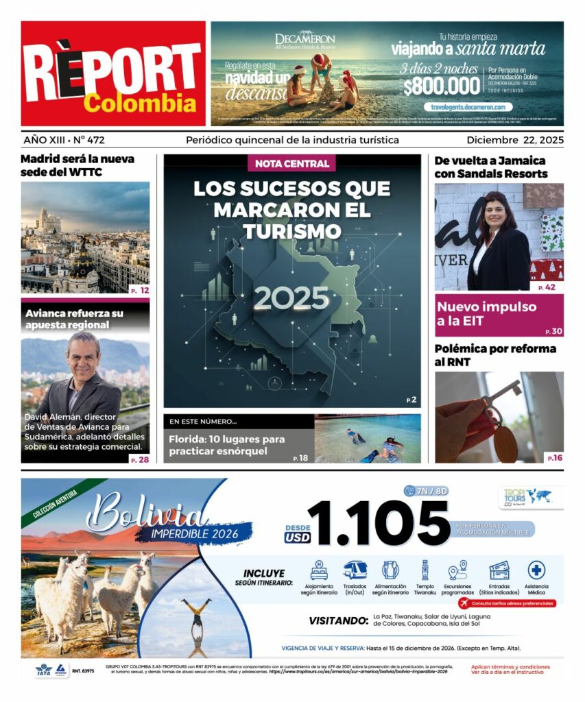 Report Colombia 472 Turismo Noticias