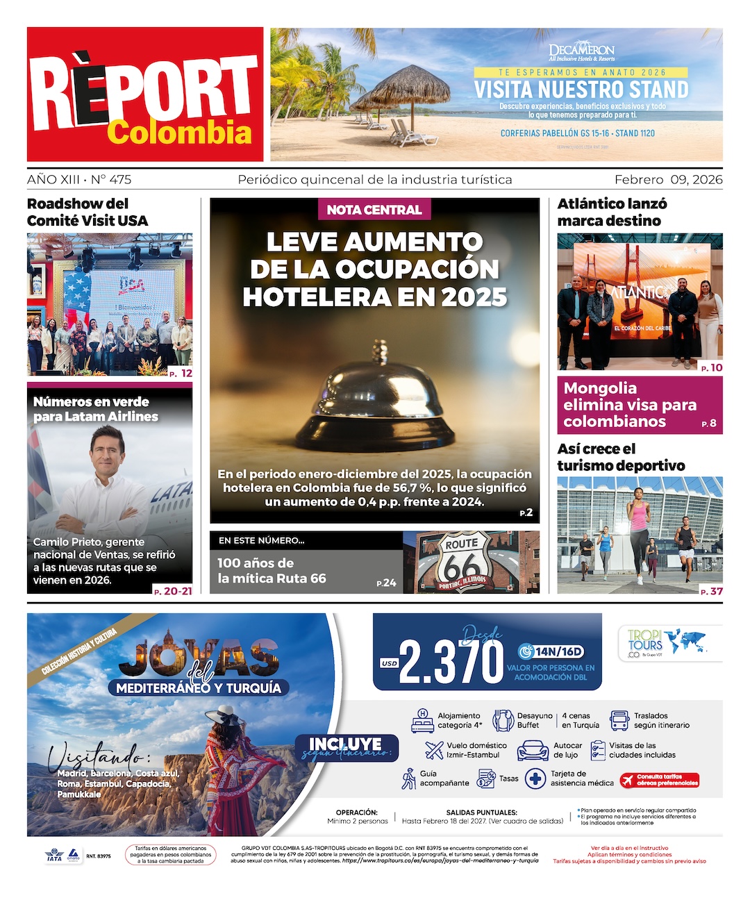 Report Colombia 475 Periodico de Turismo noticias Turismo