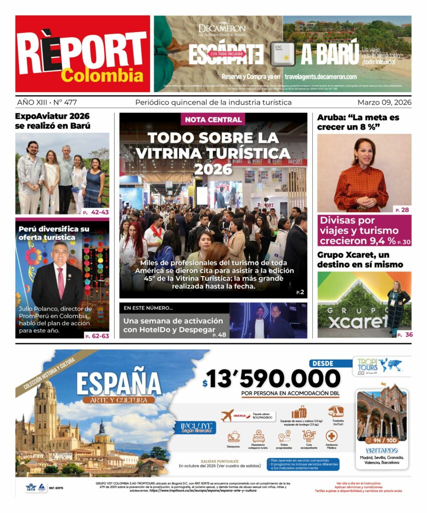 Report Colombia 477 Noticias Turismo Periódico de Turismo