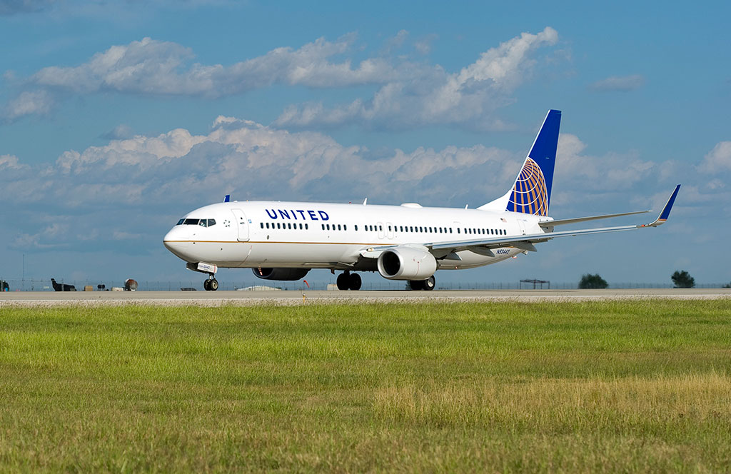 Avión de United Airlines
