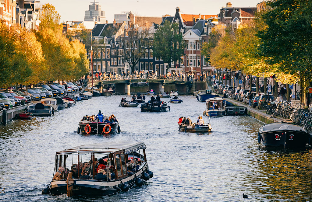 Turismo masivo en Ámsterdam