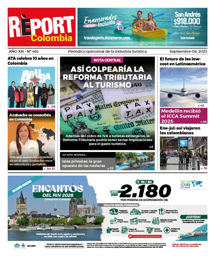 Report Colombia 465 Turismo Noticias