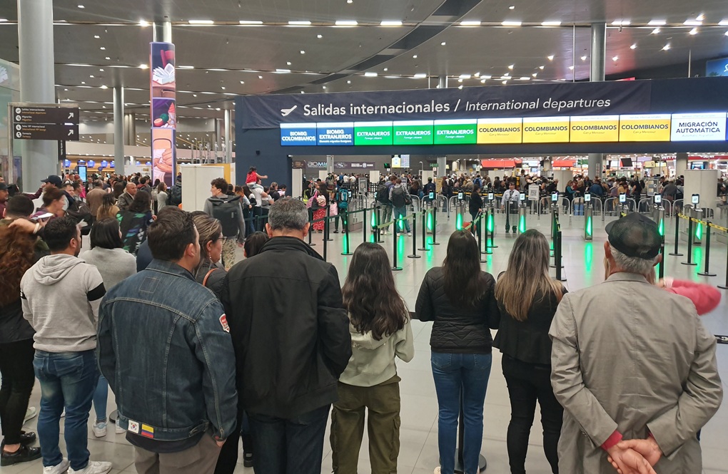 Migración Colombia turismo