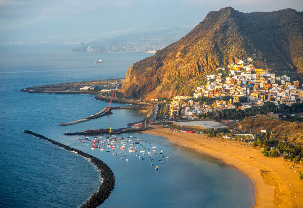 España visitantes en Tenerife
